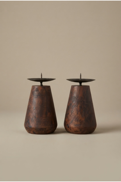 Candle Holder - The Tear  - Natural